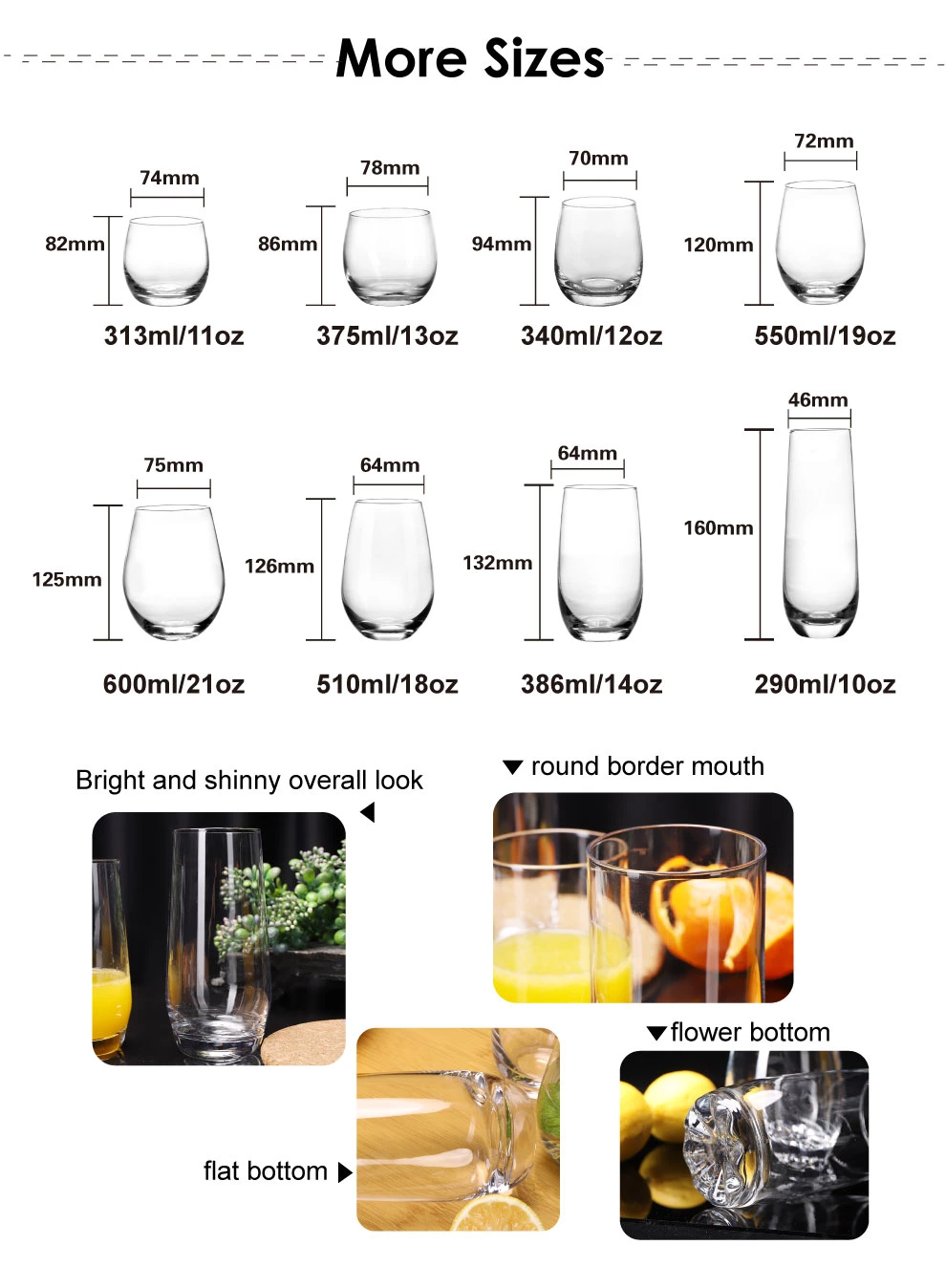 580ml Blowing Glass Cup for Beer Drinking Beer Pint Glasses Pilsner Beer Glass Classic Beer Glasses