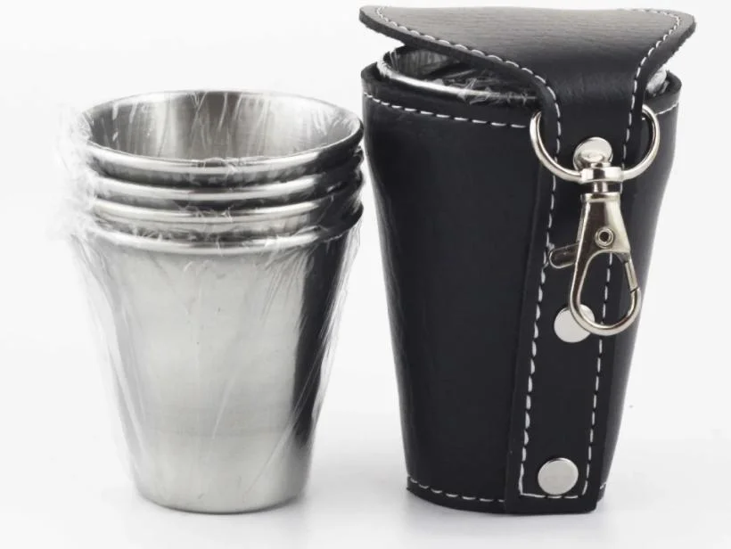 70ml Stainless Steel Pint Cups Shatterproof Drinking Metal Glasses Beer Mug Wine Tumbler Cup