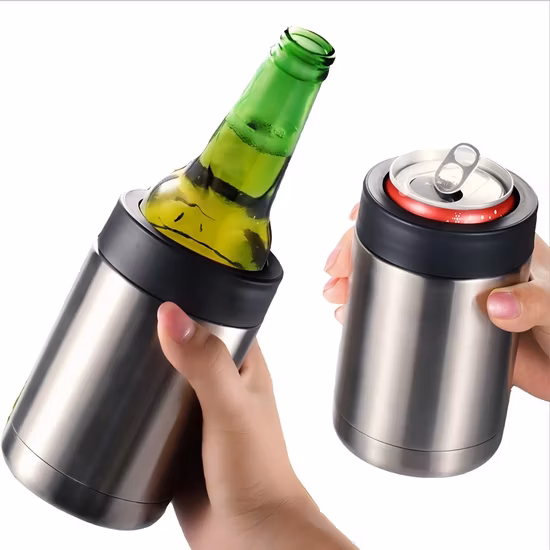 Direkt ab Werk, preiswerter Vakuum-Becher aus 18/8-Edelstahl, der kühl bleibt und für kaltes Bier sorgt
