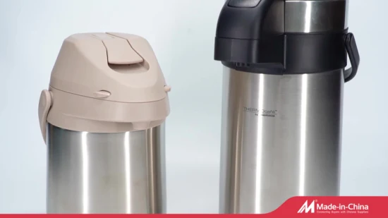 Hotelgebrauchte Kaffeekanne, Wasserkrug kann in die Spülmaschine gestellt werden, doppelwandige Teekanne aus Edelstahl 304, Isolierflasche
